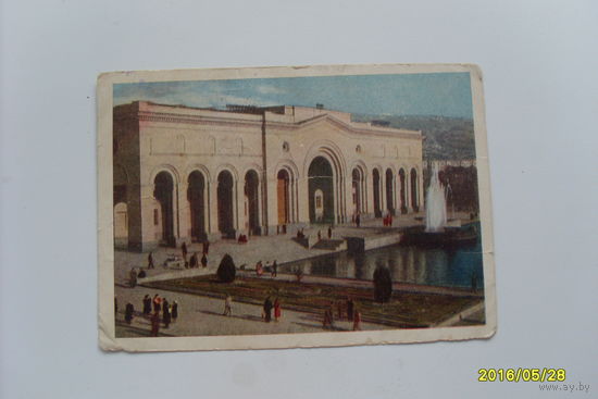 Открытка фото Альперта 1954 год Ереван