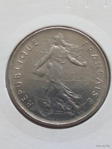 Франция 5 франков 1974г.