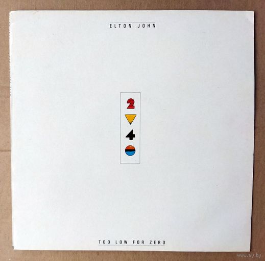 ELTON JOHN - Too Low For Zero (ENGLAND винил LP 1983)