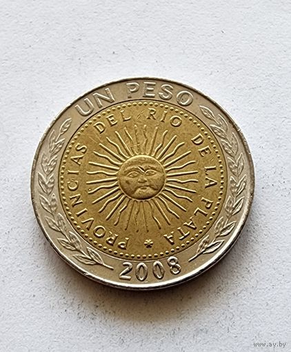 Аргентина 1 песо, 2008