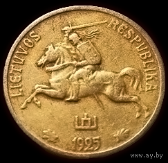10 центов 1925 Литва.