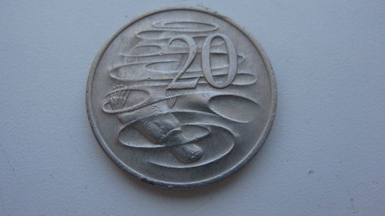 Австралия 20 центов  1975