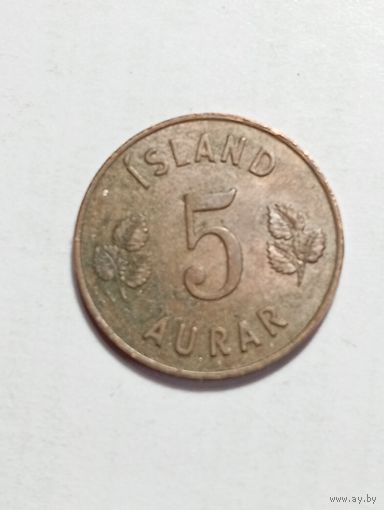 Исландия 5 крон 1966 года