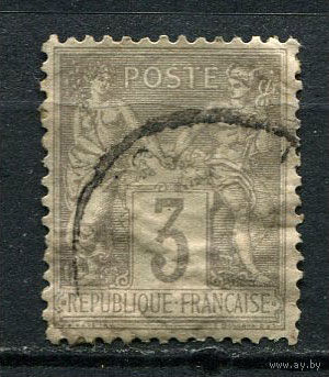 Франция - 1879/1880 - Аллегория 3С - [Mi.77] - 1 марка. Гашеная.  (Лот 99CA)