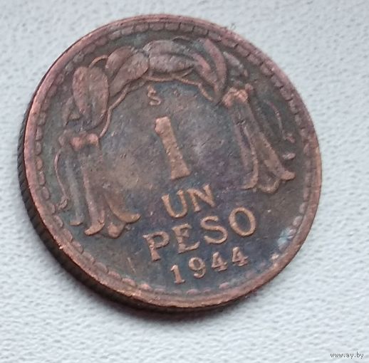 Чили 1 песо, 1944 6-1-26