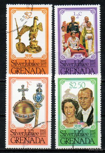 Королевские регалии Гренада 1977 год 4 марки