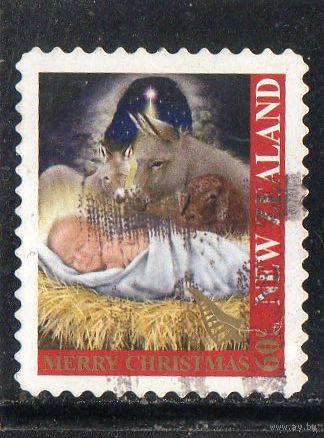 Новая Зеландия. Mi:NZ 2874A. Иисус и животные Серия: Рождество. 2011.