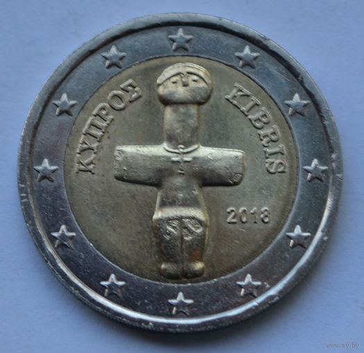 Кипр, 2 евро 2018 г.
