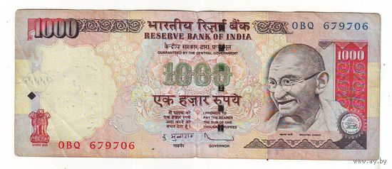 Индия. 1000 рупий