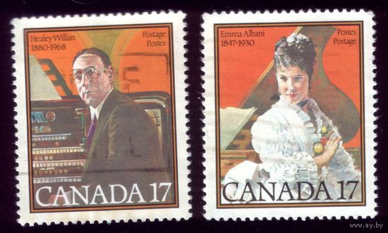 2 марки 1980 год Канада 771-772