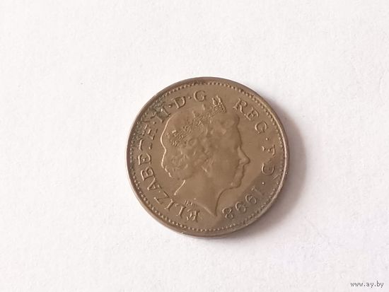 1 пенни, Великобритания 1998 г.