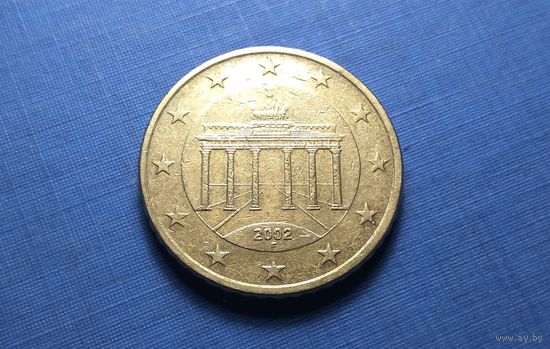 50 евроцентов 2002 F. Германия.