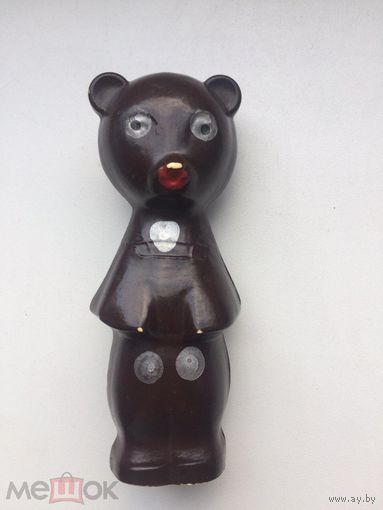 СССР игрушка фигурка сказка медведь мишка  колкий пластик