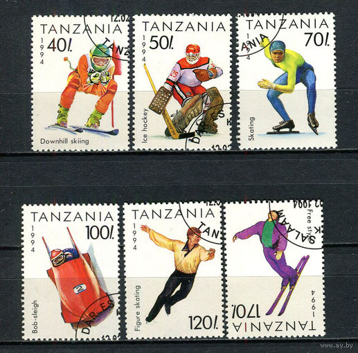 Танзания - 1994 - Зимние Олимпийские игры - 6 марок. Гашеные.  (Лот 10BV)