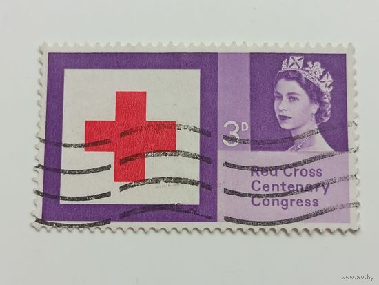 Великобритания 1963. 100 лет Красному Кресту