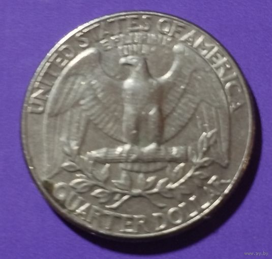 25 центов 1989 США Квотер
