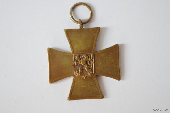 Чехия. Памятный крест чехословацких добровольцев 1918-1919 гг. Оригинал. Арт 45