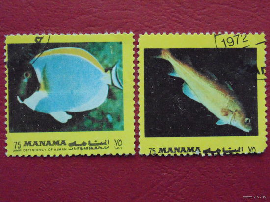 Manama. 1972г. Рыбы.