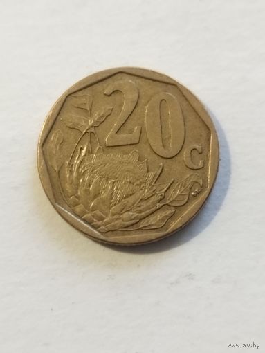 ЮАР 20 центов 2012