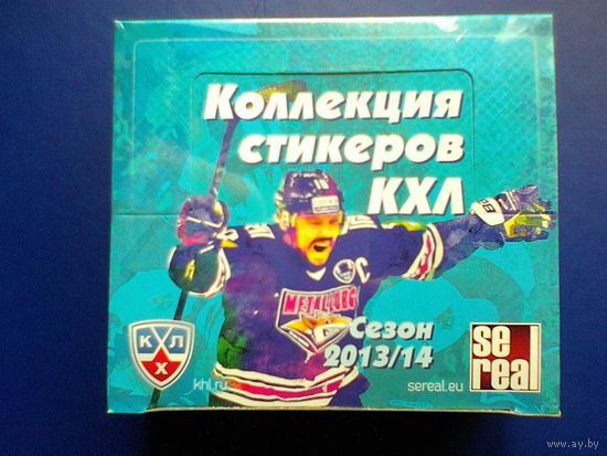 Блок Наклеек в Заводской упаковке - Коллекция - "SeReal КХЛ 2013/14 года".