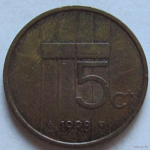Нидерланды, 5 центов 1998 г.