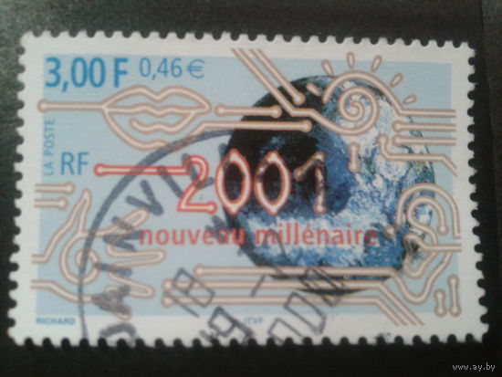 Франция 2000 Новый год, новое тысячелетие