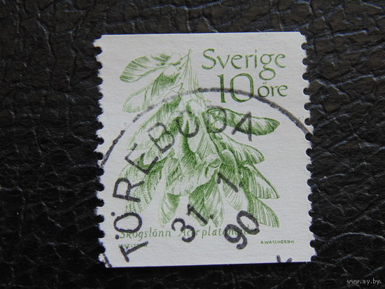 Швеция 1990 г. Флора.