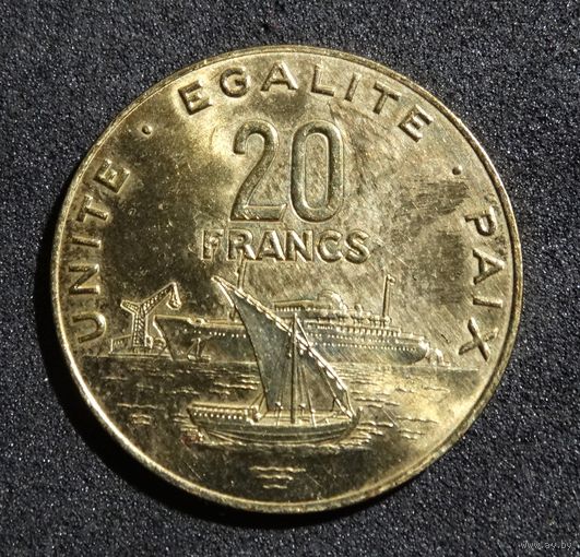 Джибути 20 франков, 2007 KM#24