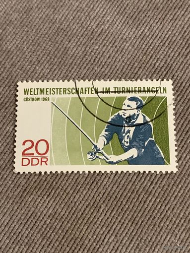 ГДР 1968. Турнир по рыбной ловле на удочку Gustrow 1968. Полная серия
