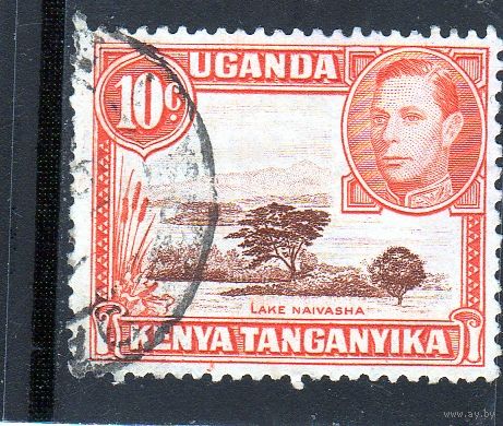Британские колонии. Уганда,Кения,Танганьика.Озеро Наиваша.10 с.