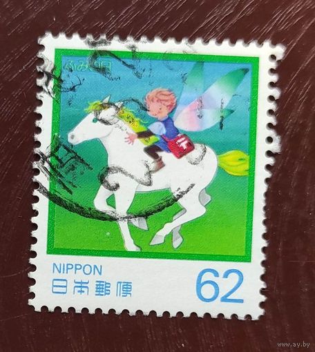 Япония, 1м гаш, ангелок на лошади