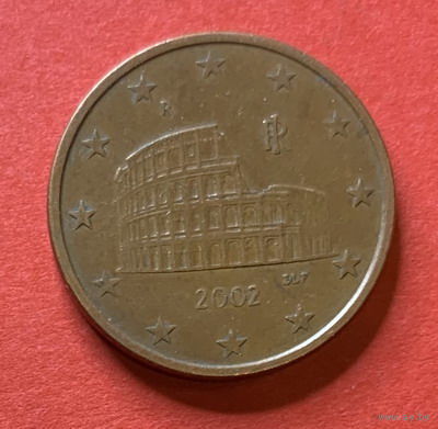 Италия, 5 евроцентов, 2002 г.