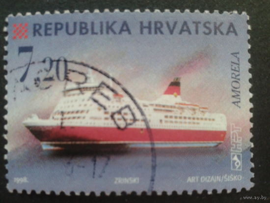 Хорватия 1998 стандарт, флот Mi-2,5 евро гаш.