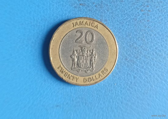 Ямайка 20 долларов 2000 год Маркус Гарви
