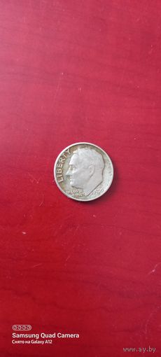 США, 10 центов 1970, D.
