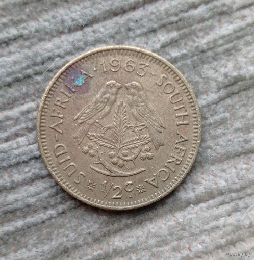Werty71 ЮАР 1/2 цента пенни 1963  Южная Африка Воробьи