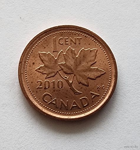 Канада 1 цент, 2010