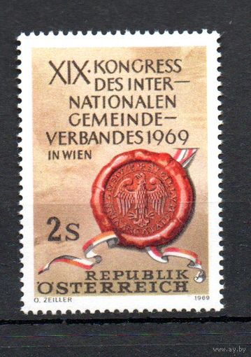 Самая старая городская печать Вены Австрия 1969 год серия из 1 марки