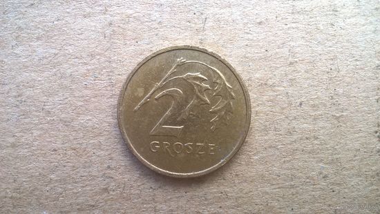 Польша 2 гроша 2001г. (D-16)