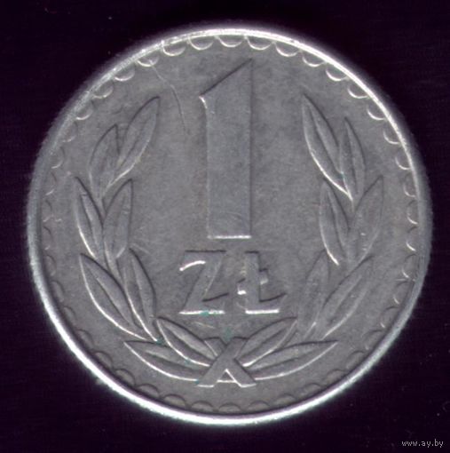 1 Злотый 1986 год Польша