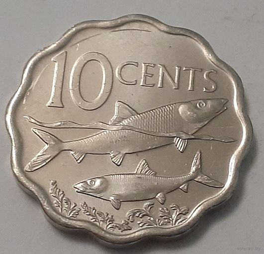 Багамы 10 центов, 2010 (3-4-54)