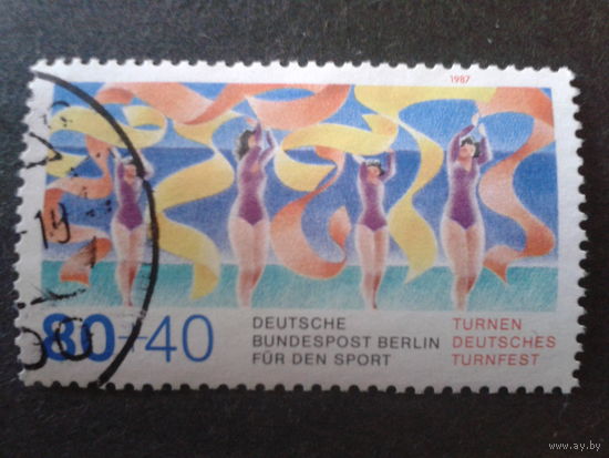 Берлин 1987 художественная гимнастика Михель-2,0 евро гаш.