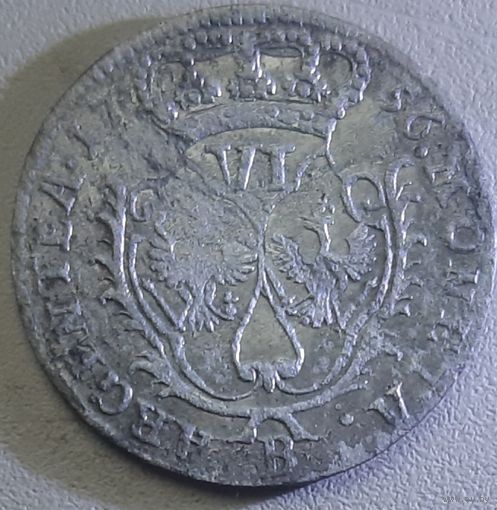 6 грошей шостак 1756 год