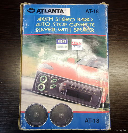 ATLANTA AT-18 кассетная магнитола. Состояние новой!