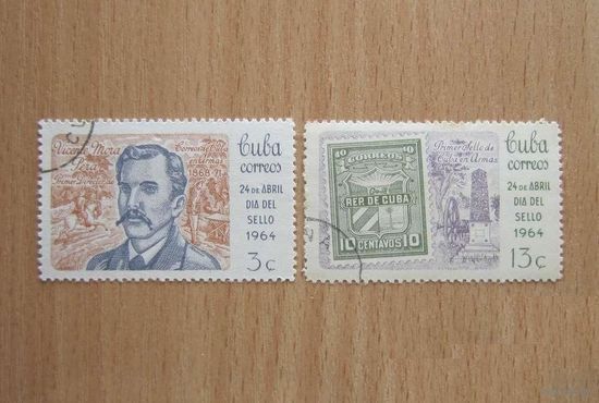 Куба 1964 день почтовой марки 2 марки сер