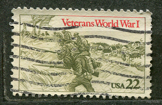 Ветераны I мировой войны. США. 1985. Полная серия 1 марка