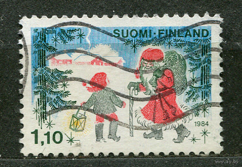 Рождество. Финляндия. 1984. Полная серия 1 марка