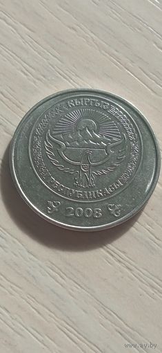 Киргизия 3 сом 2008г.