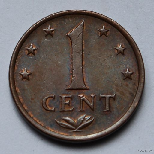 Нидерландские Антильские острова, 1 цент 1977 г.