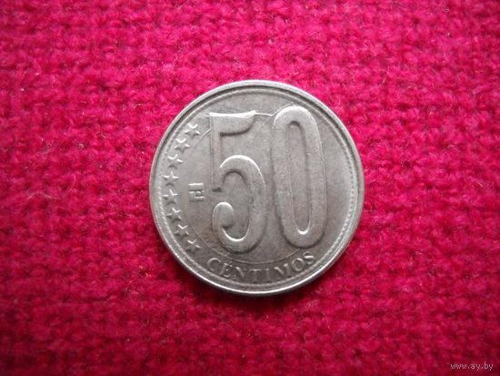 Венесуэла 50 центавос 2009 г.